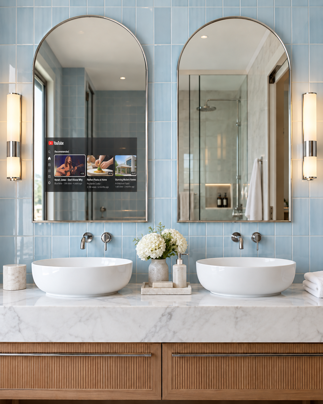Living Spaces Mirror TV